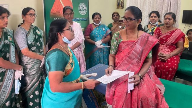 Women’s Wellness Camp Held at Ramnagar, Mancherial