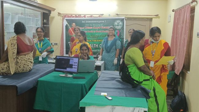 Mahila Arogya Vikas Health Survey & Medical Camp at Rajeev Nagar Colony
