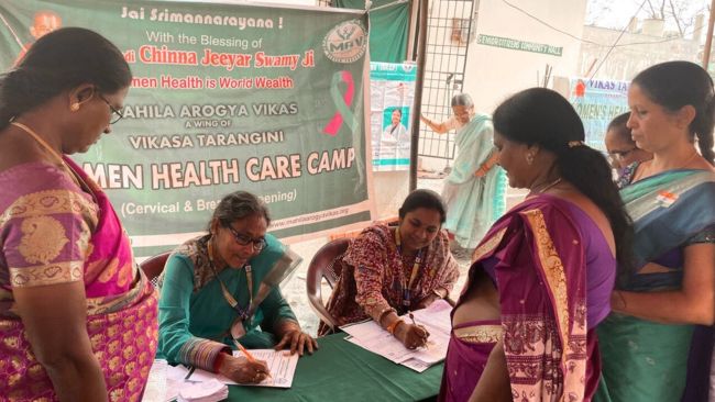 Mahila Arogya Vikas Women’s Health Camp at Kothapalem, Vizag