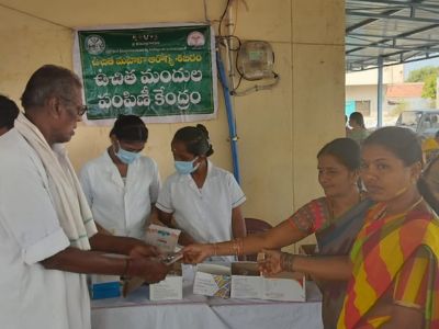 Srinivasa Rao garu along with a team of doctors rendered their valuable medical services.