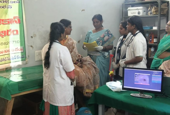 Women health checkup in Vizianagaram