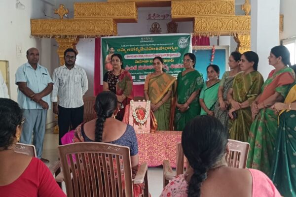 Mahila Arogya Vikas Medical Camp Successfully Conducted at Andaal Bhavan, Karimnagar